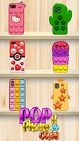 Pop It Phone Case 3D DIY Toys الملصق
