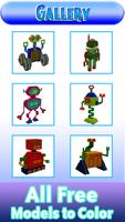 Robots Magnet World 3D постер