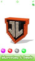 Superhero Logo Magnet World 3D ảnh chụp màn hình 1