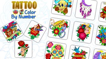 Tattoo Color by Number Artbook poster