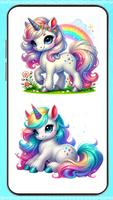Unicorn Glitter Coloring Game Screenshot 3