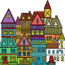 Little Town Color by Number -  APK