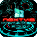Next Launcher theme 3d free icon
