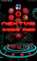Free Next Launcher Code RED 3D poster