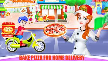 Biker-Mädchen-Pizza-Lieferung Screenshot 2