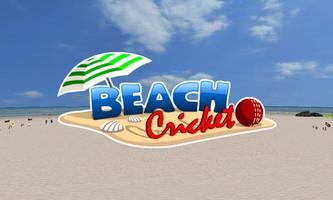 Poster Beach Cricket