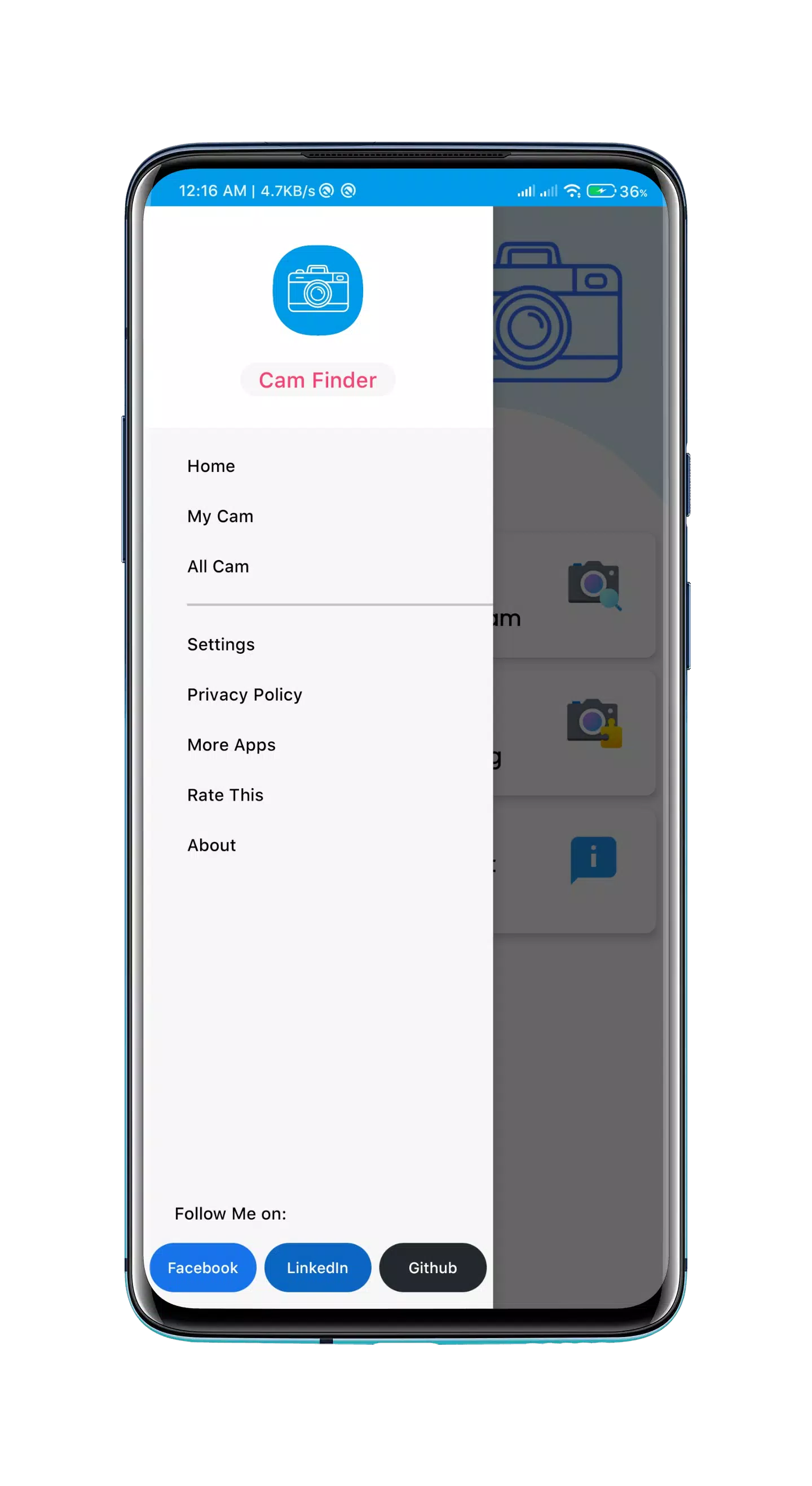 Cam Finder APK pour Android Télécharger