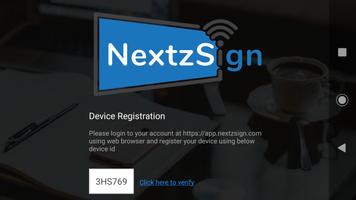 NextzSign - Cloud-Based Digital Signage 포스터
