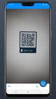 Cканер qr и штрих кодов постер
