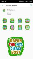 THR Lebaran - WAStickerApps imagem de tela 1