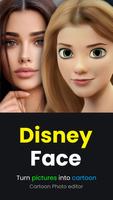 Disney Face الملصق