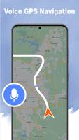 GPS Map Voice Navigation โปสเตอร์