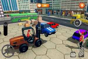 US Forklift Simulator: Cargo Truck Transport Game Affiche