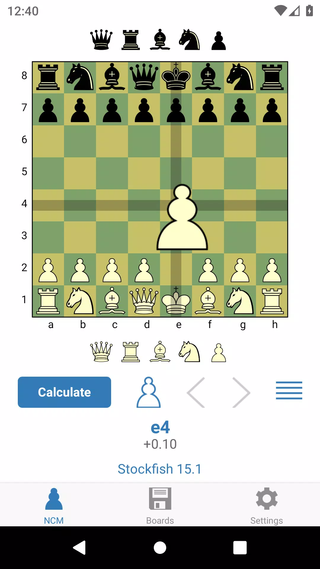 ChessBot - Next best move calculator online