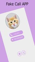 Cute Cat Prank Call - Fake Cal постер