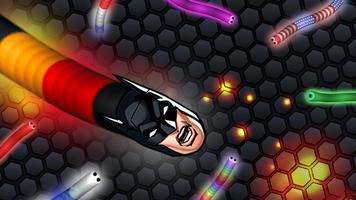 Slither Eater IO Game : Bat Hero Mask's 4 Slither screenshot 3