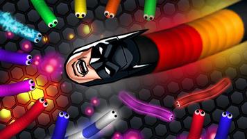 Slither Eater IO Game : Bat Hero Mask's 4 Slither Screenshot 1