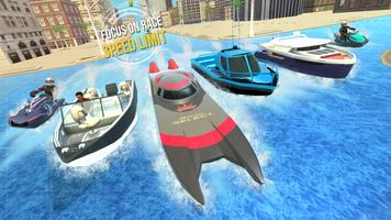 Water Boat Driving: Racing Sim 海报