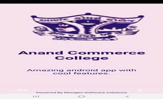 Anand Commerce College ポスター