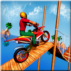 bicyclette cascade extrême Jeu :cascades Maître 3D icône