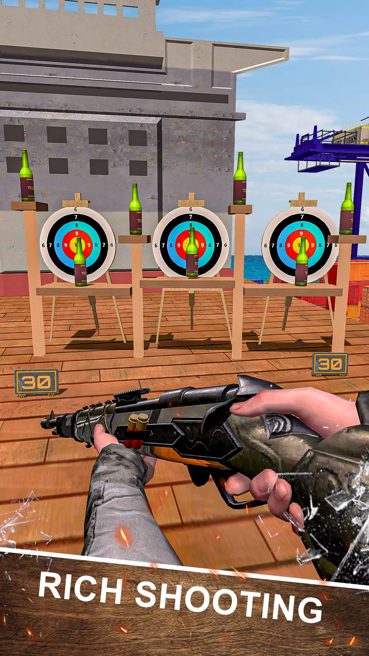 Jogo de arma de alvo tiro FPS versão móvel andróide iOS apk baixar