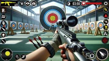 Bouteille Tir Gun Jeux 3D Affiche