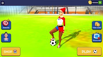 Women's Football Game تصوير الشاشة 3