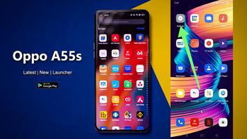 Oppo A55s Launcher: Wallpapers capture d'écran 3