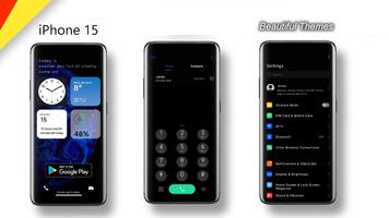 iOS Launcher 2023 : iPhone 15 captura de pantalla 1