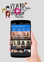 Hairstyles video tutorials الملصق