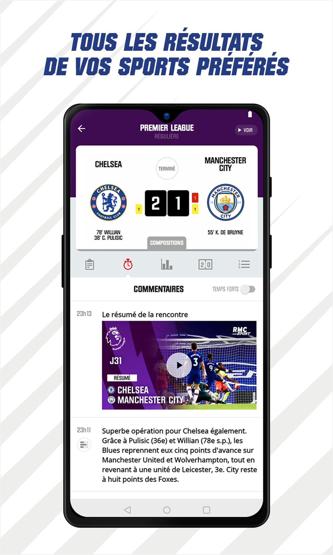 RMC Sport News pour Android - Téléchargez l'APK