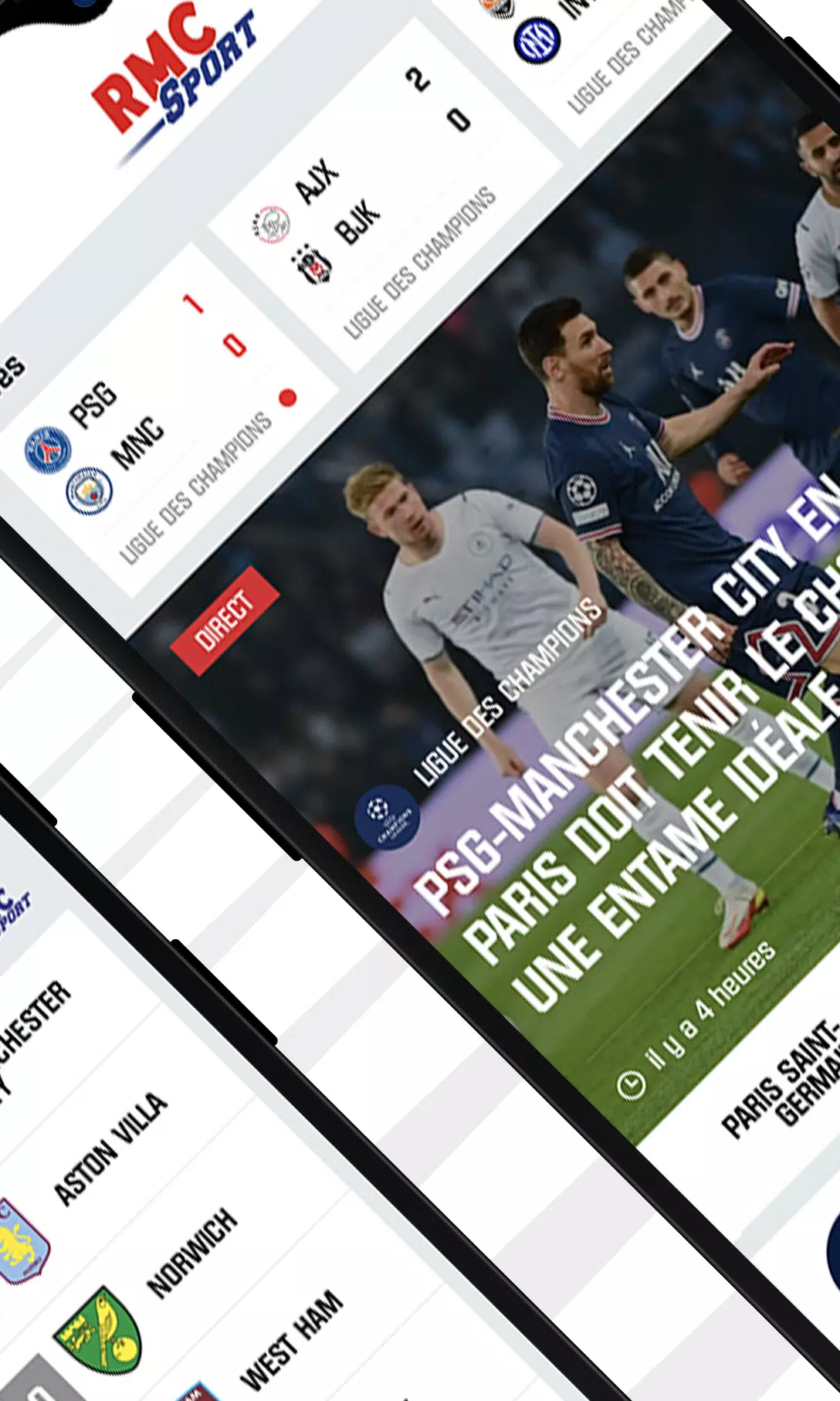 RMC Sport News, Résultats foot APK pour Android Télécharger