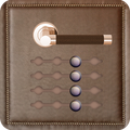Stylish Leather Door Lock