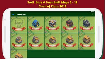 Maps of Clash of Clans 2019 Ekran Görüntüsü 1