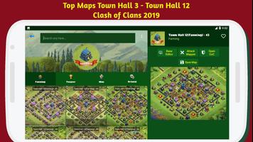 Maps of Clash of Clans 2019 Ekran Görüntüsü 2