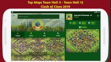 Maps of Clash of Clans 2019 capture d'écran 2