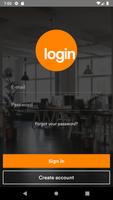 Login Business Lounge App plakat