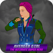 Avenger Black Girl Hero icon