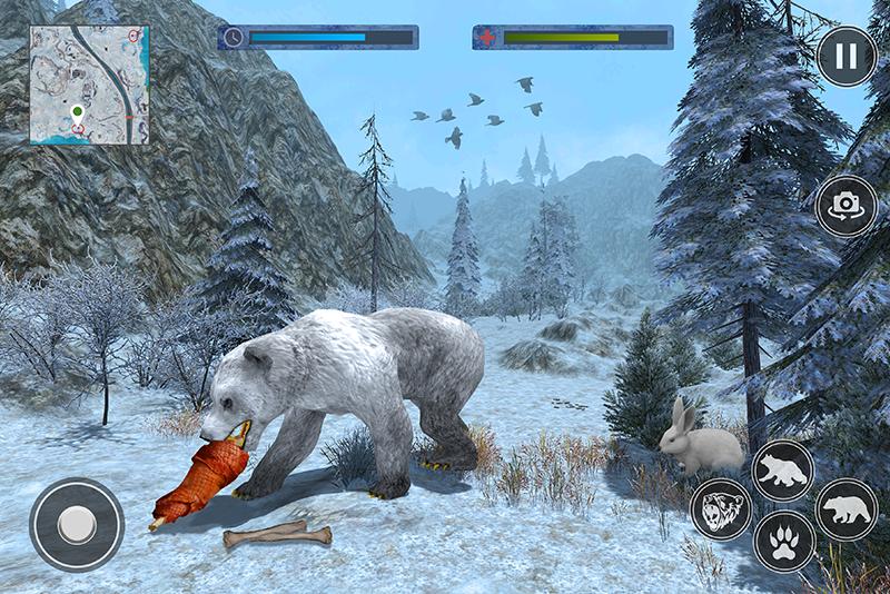 Wild Polar Bear Hunting Family Survival For Android Apk - bears against roblox games