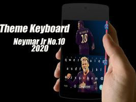 Neymar Jr No.10 Keyboard Theme پوسٹر