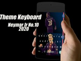 Neymar Jr No.10 Keyboard Theme Affiche