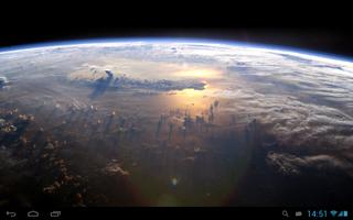 Планета Земля из космоса живые imagem de tela 2