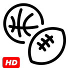 Live Streaming NFL NCAAF NBA N icône