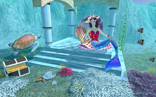 Cute Mermaid World Vs Turtles – Sea World Games captura de pantalla 1