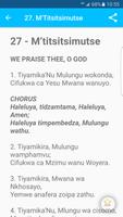 Khristu Mu Nyimbo - Chichewa Hymnal Screenshot 1