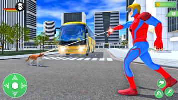 Flying Spider Superhero Games 截图 2