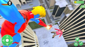 Flying Spider Superhero Games تصوير الشاشة 3