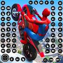 Superhero Tricky Bike Stunt 3D APK