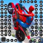 Superhero Tricky Bike Stunt 3D icon
