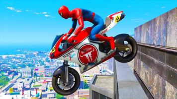 Superhero Tricky Bike Stunt 3D screenshot 3